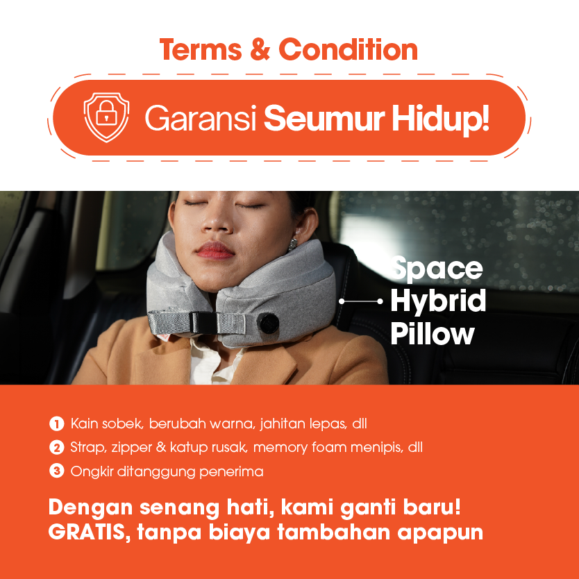 LEKA Go! Space Hybrid Pillow