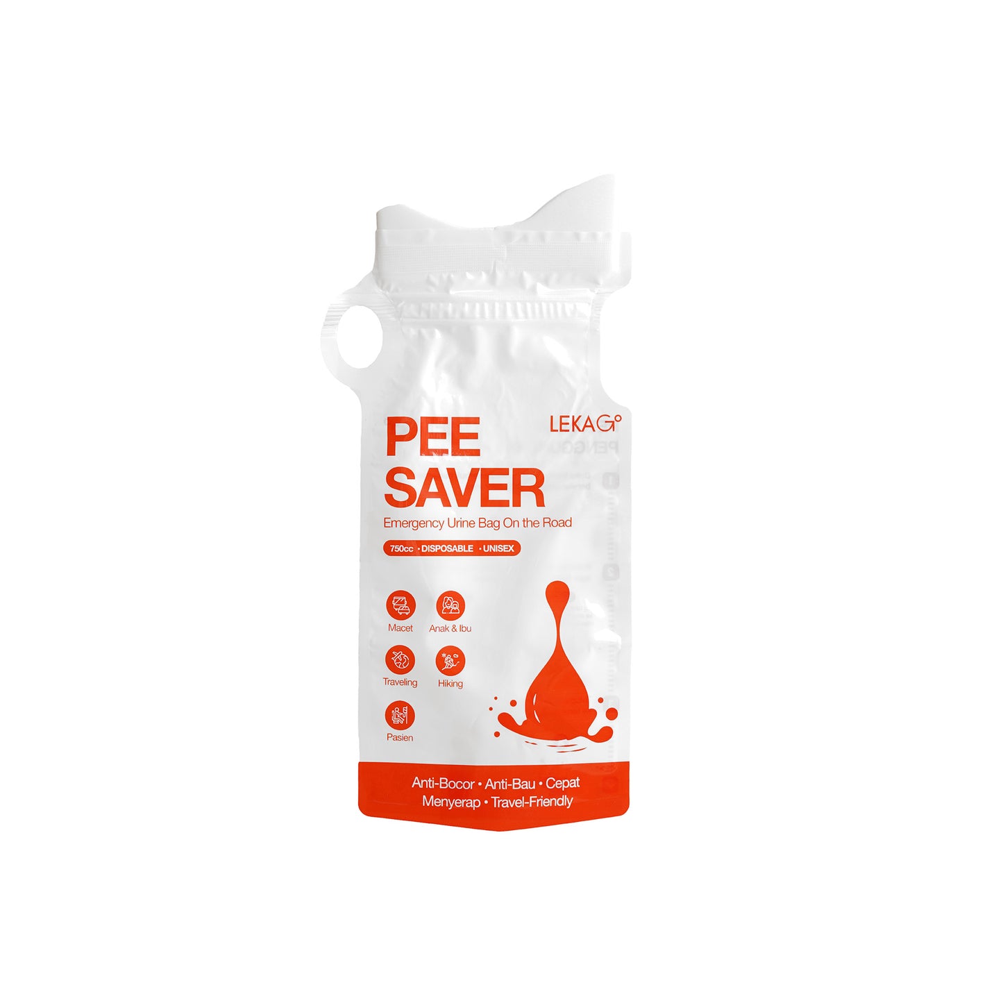 LEKAGo Pee Saver Disposable Urine Bag