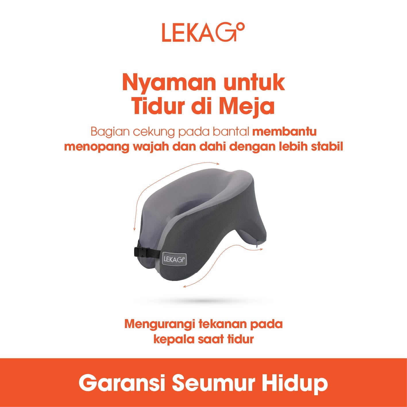 LEKA Go! Nap Pillow