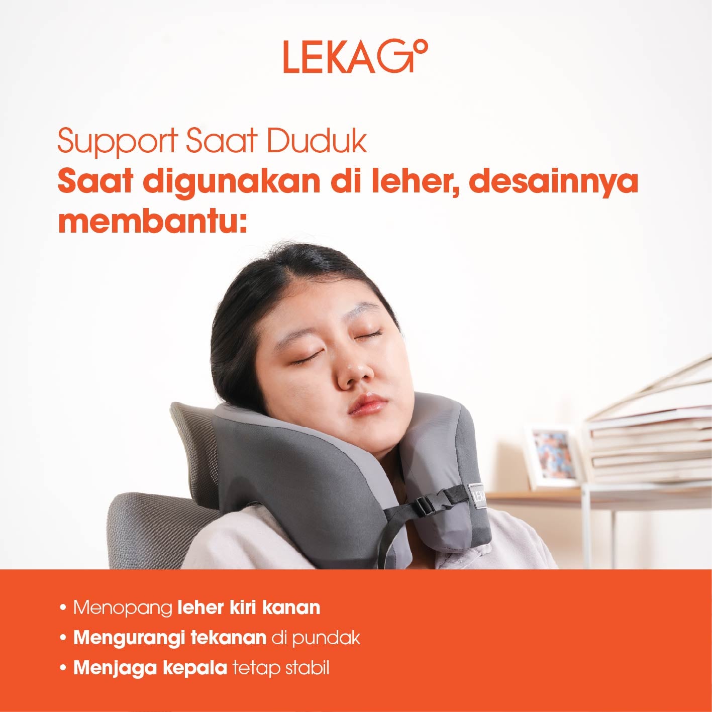 LEKA Go! Nap Pillow