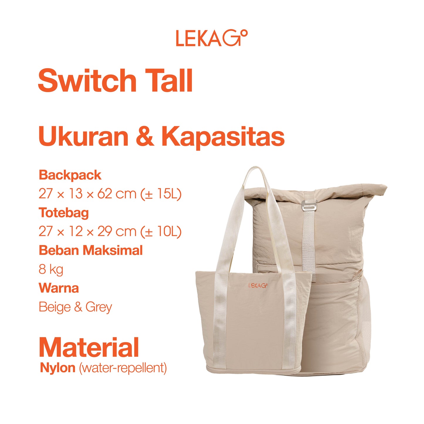 LEKA Go! Switch Tall