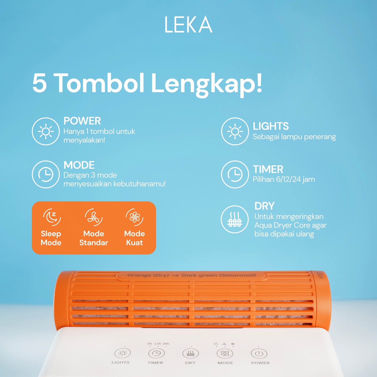 LEKA DH6224 Mars Dehumidifier
