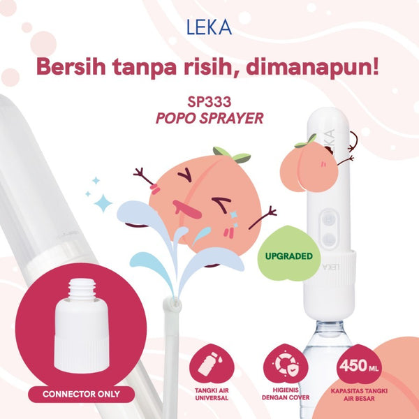 LEKA SP333 Popo Spray - Portable Bidet Toilet Travel Jet Shower Cebok