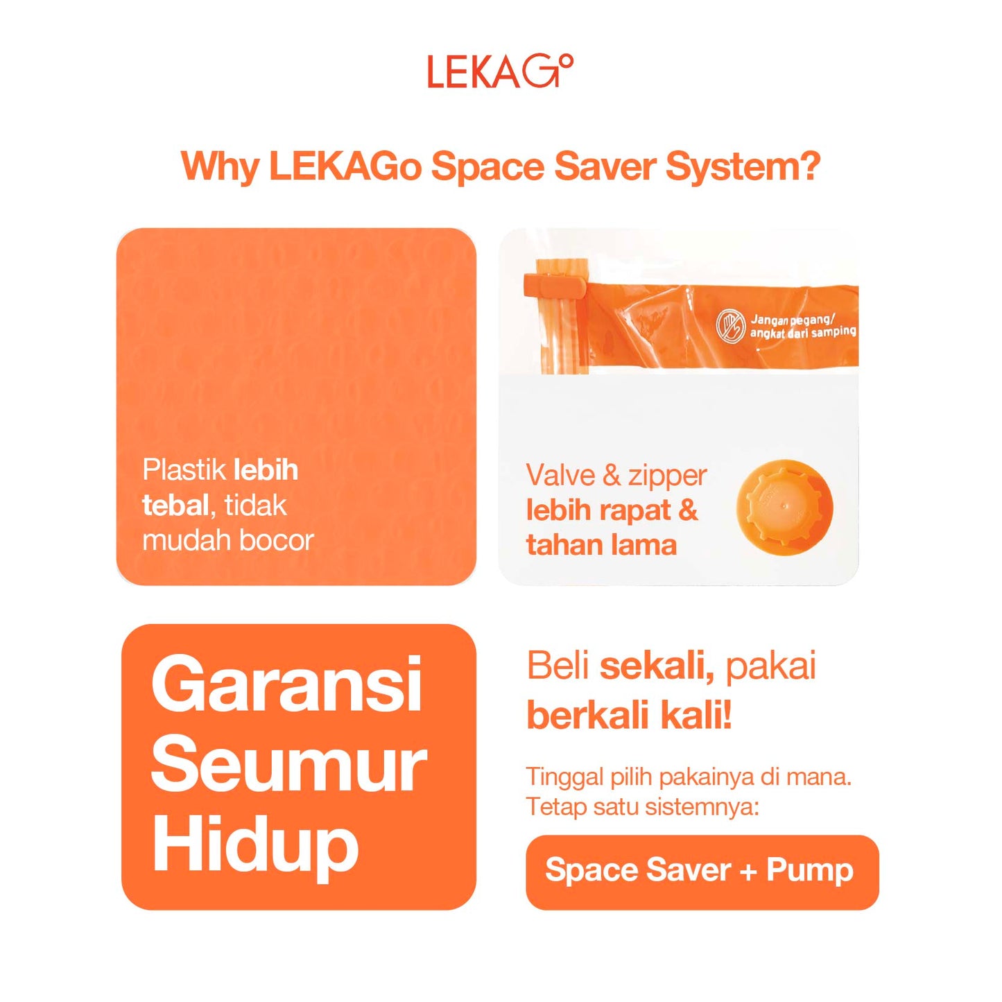 LEKA Go! Space Saver Home Organizer