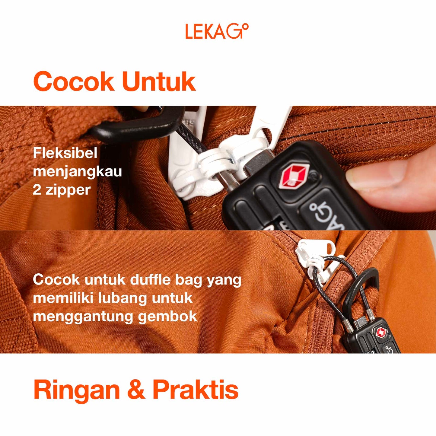 LEKA Go! Gembok Koper & Tas