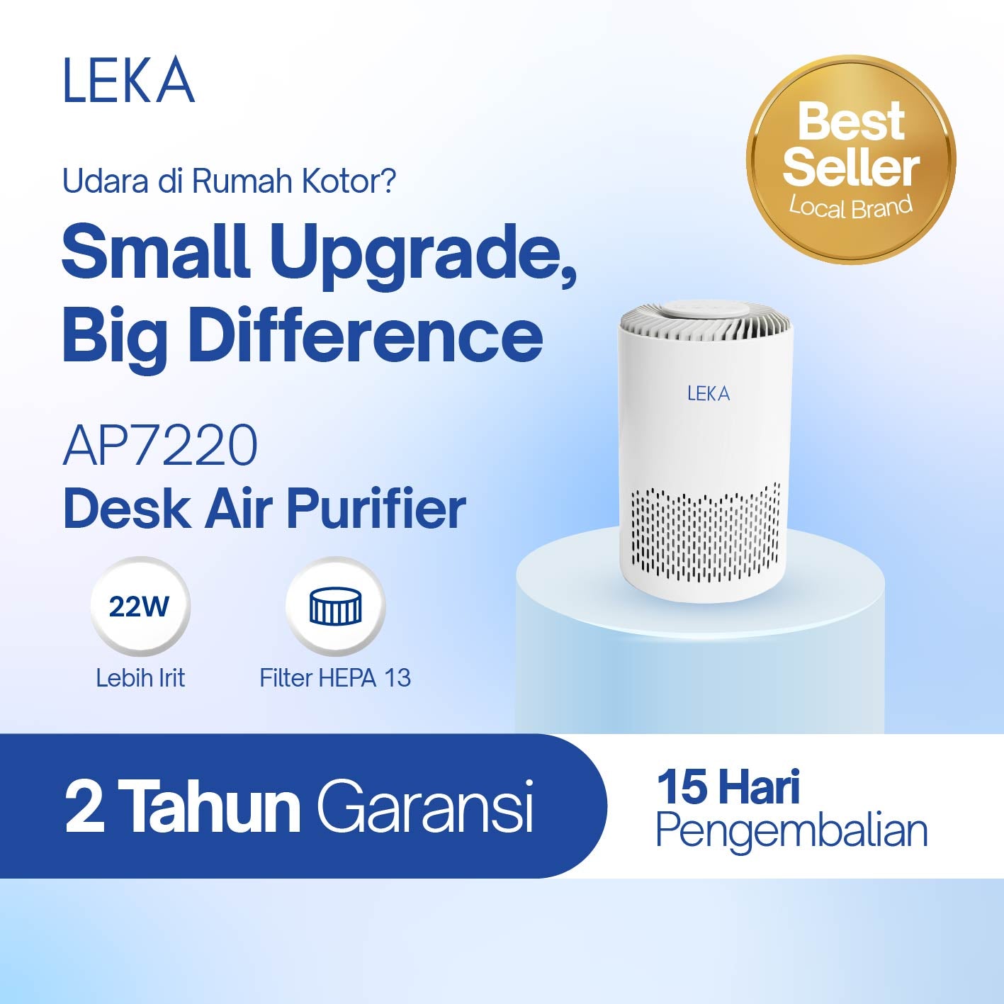 LEKA AP7220 Desk Air Purifier