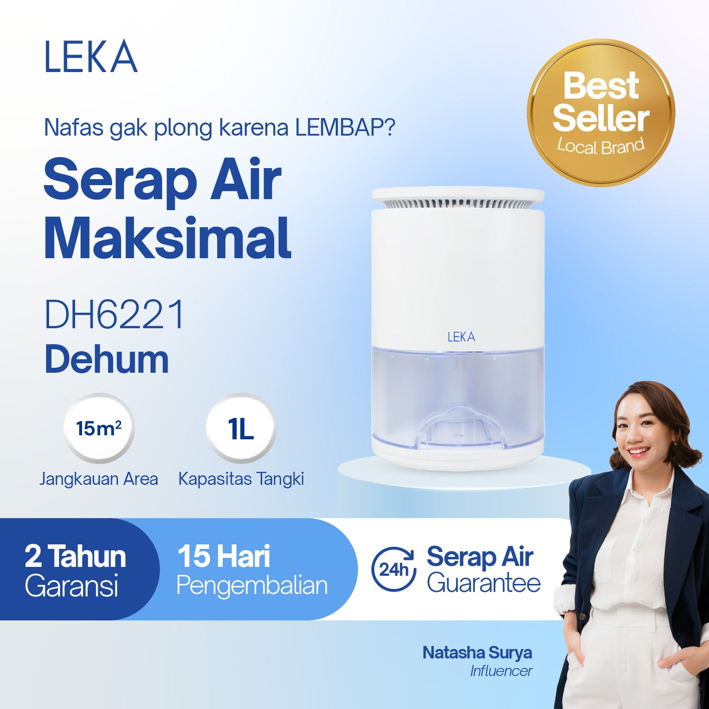 LEKA DH6221 Dehumidifier