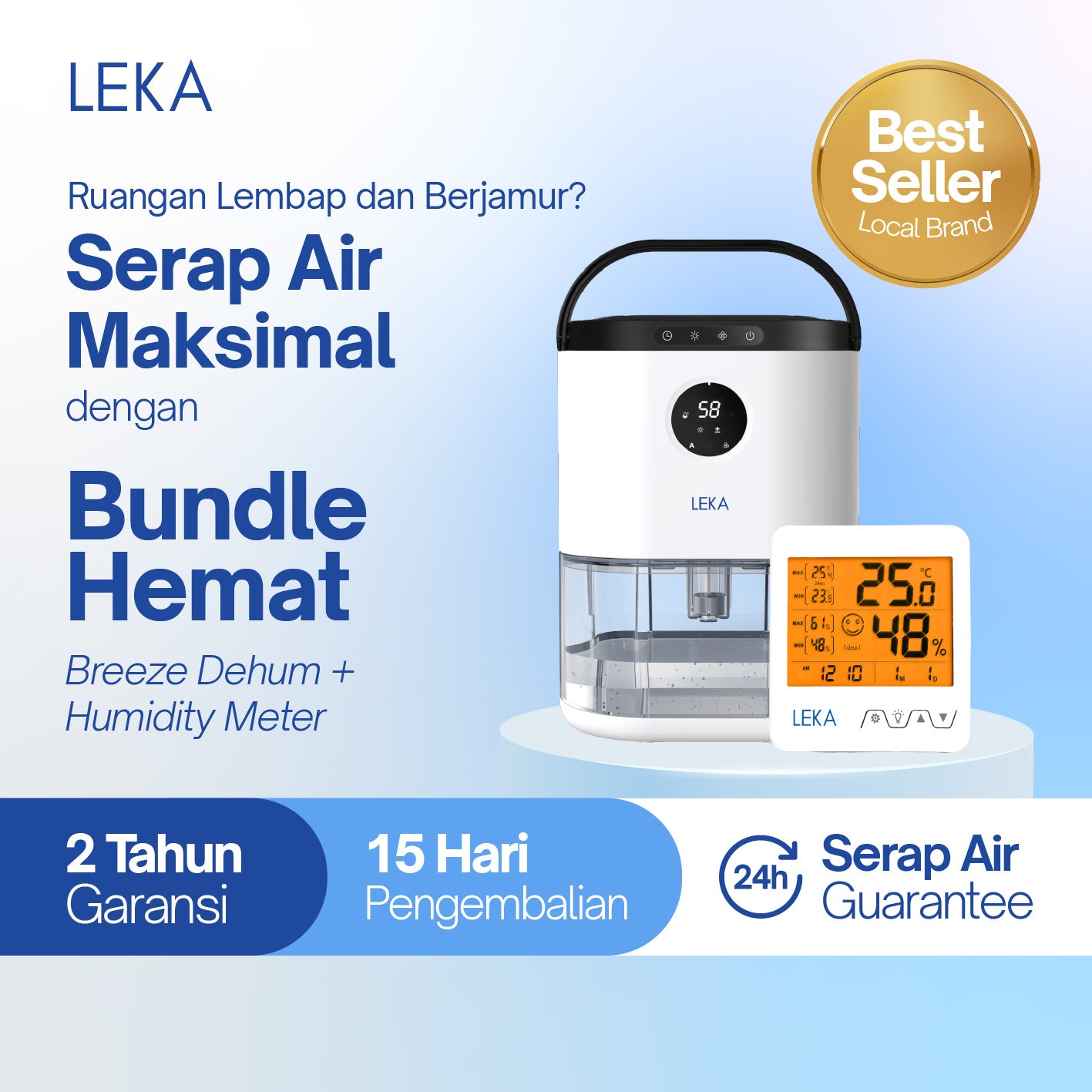 LEKA DH6223 Breeze Dehumidifier