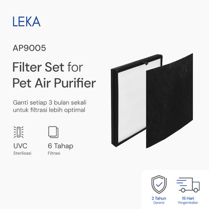 LEKA Filter Set & Pet Hair Filter AP9005