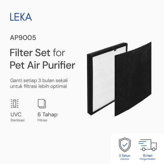 LEKA Filter Set & Pet Hair Filter AP9005