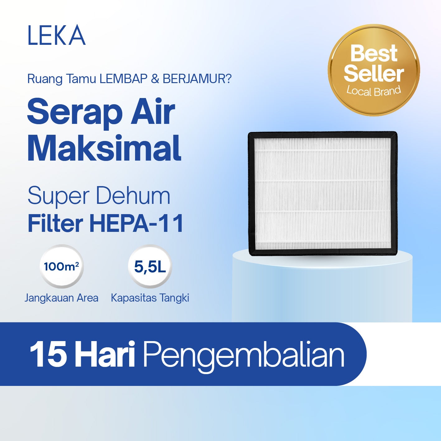 LEKA DH6228 Filter for Super Dehumidifier