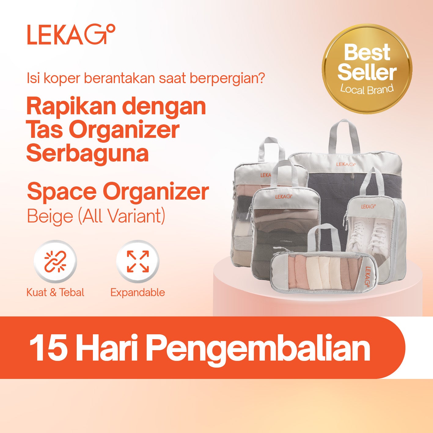 LEKA Go! Space Organizer