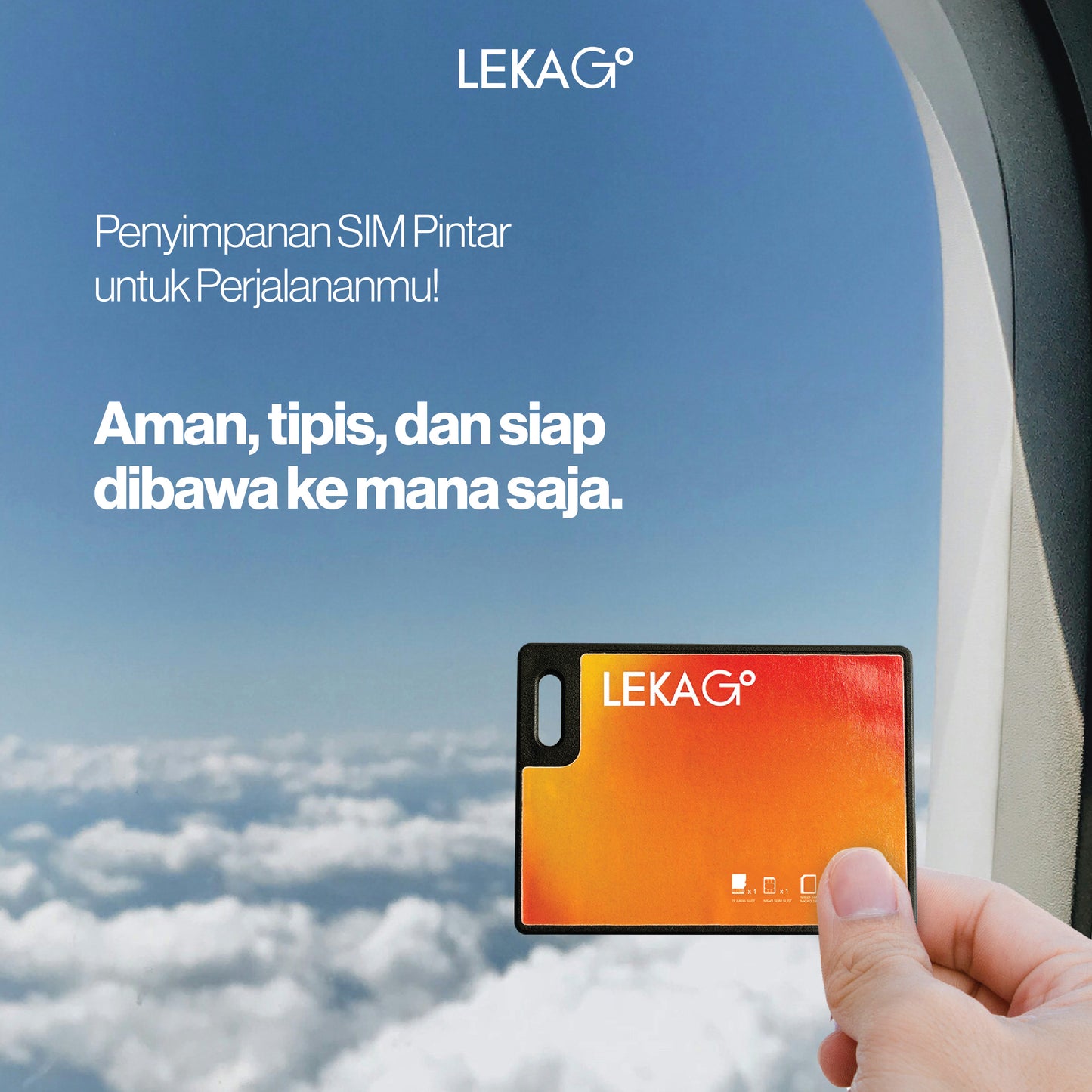 LEKA Go! Sim Card Holder