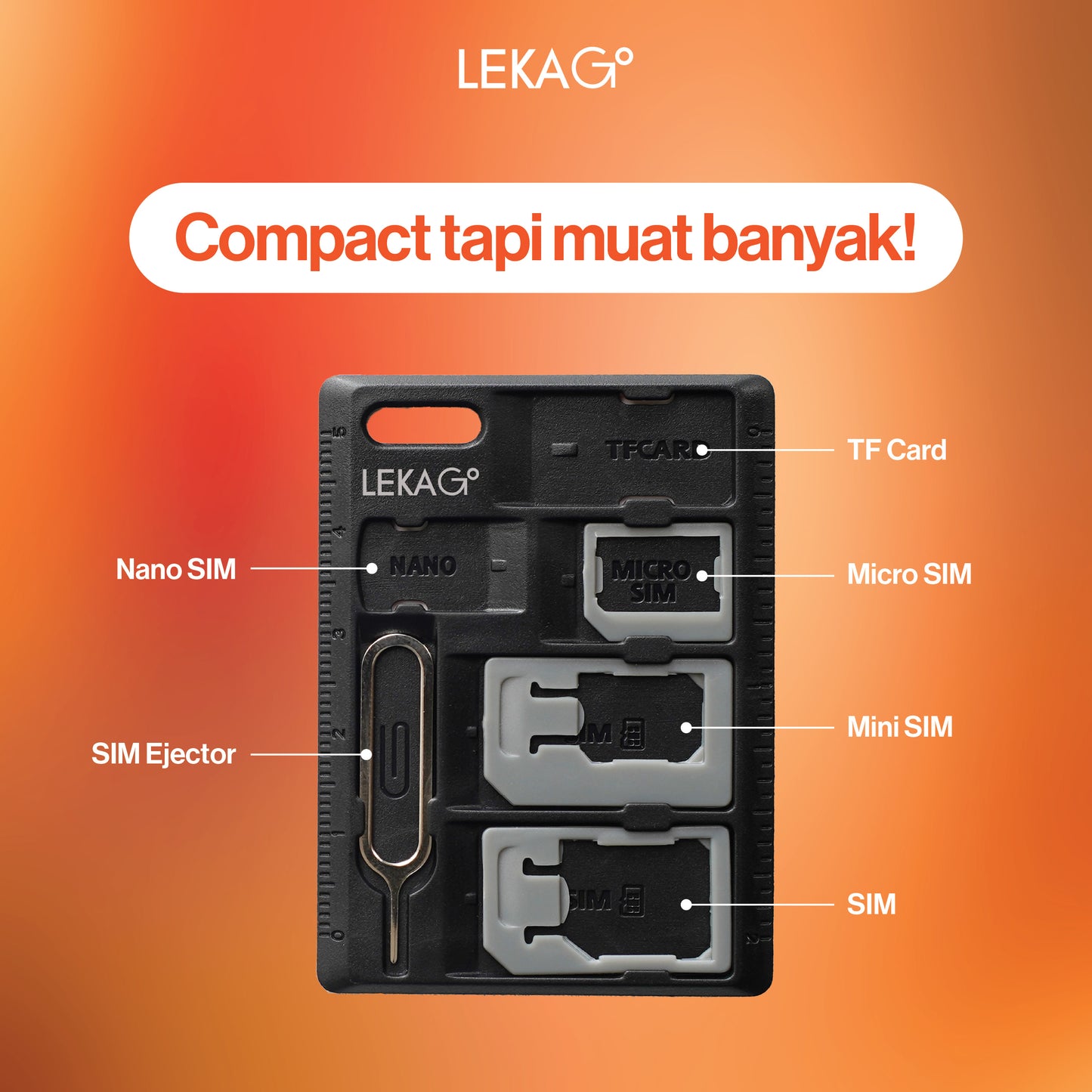 LEKA Go! Sim Card Holder