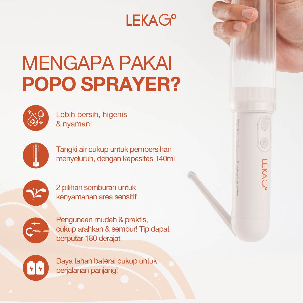LEKA Go! Popo Sprayer