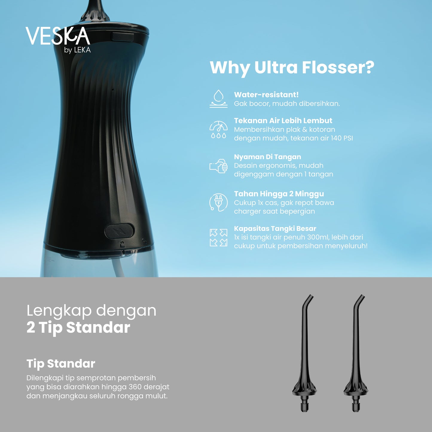 Veska by LEKA OC557 Ultra Flosser