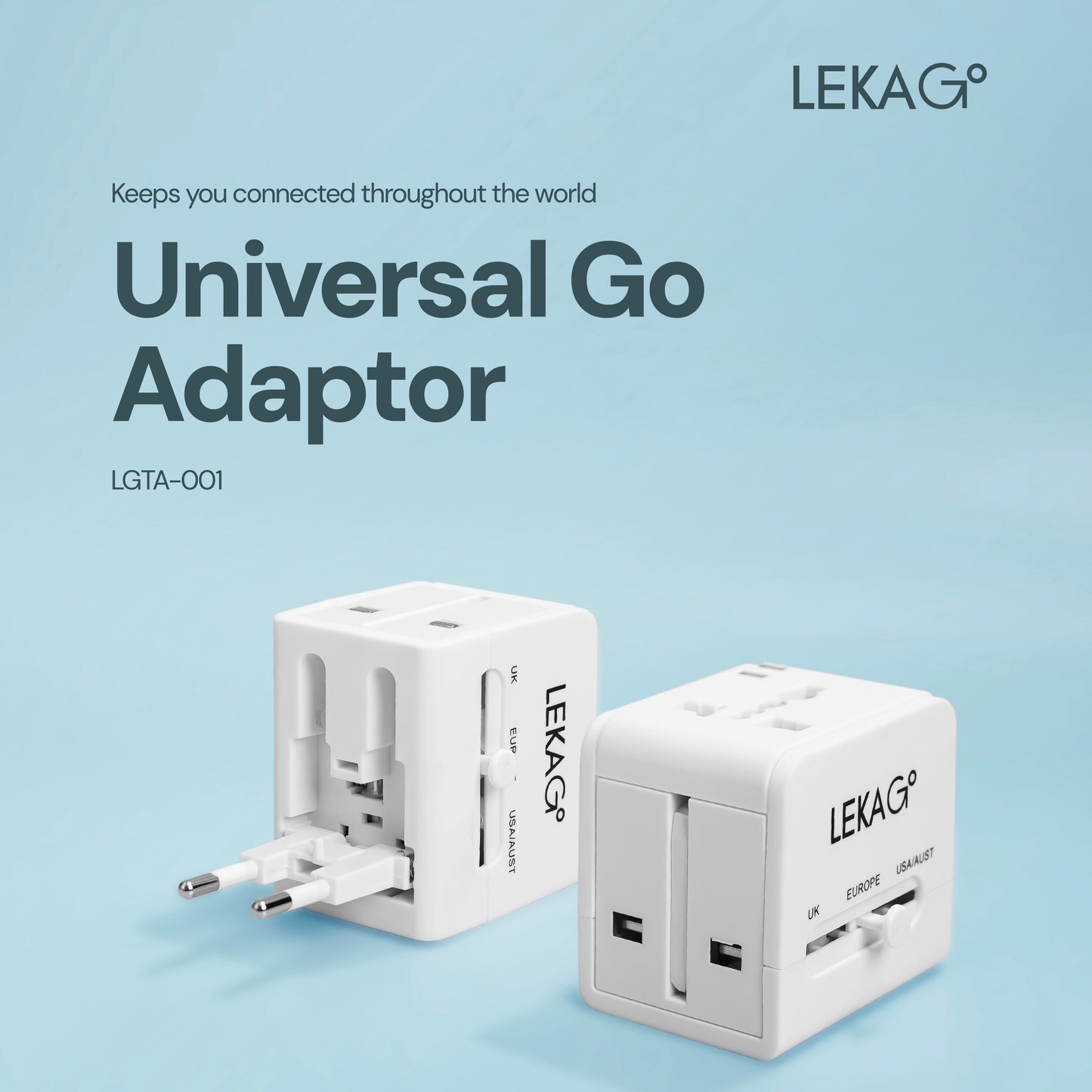 LEKA Go! Travel Adaptor