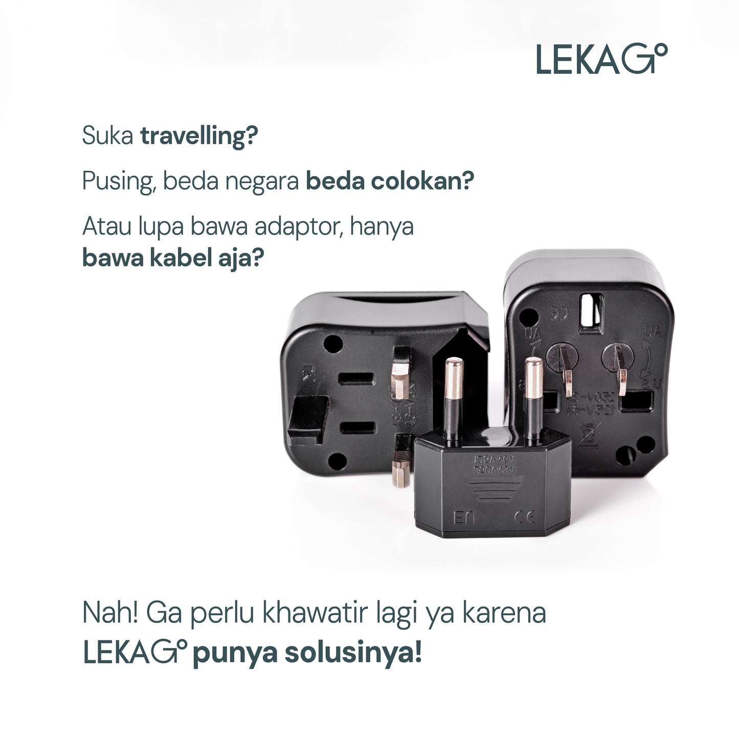 LEKA Go! Travel Adaptor