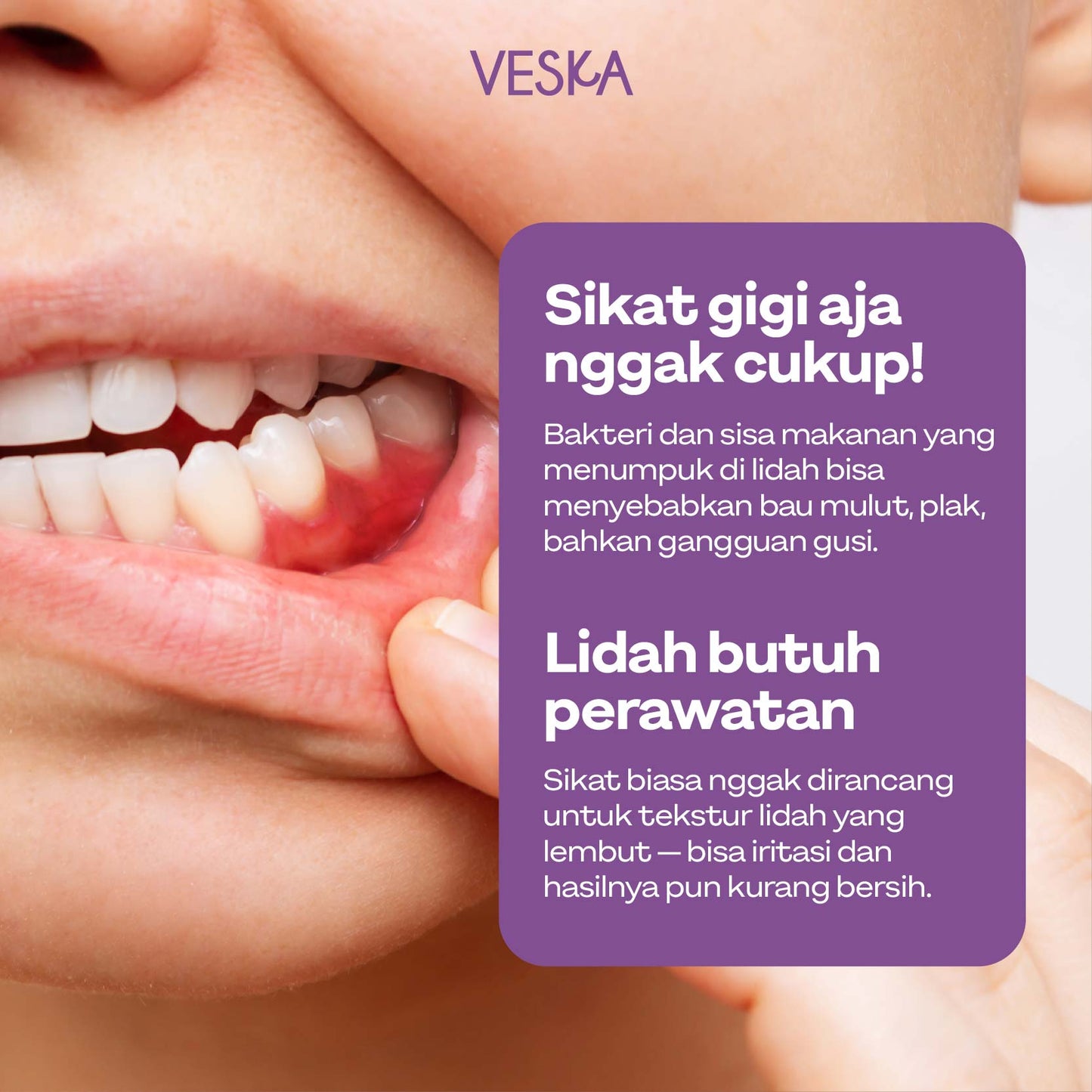 Veska by LEKA Tongue Cleaner