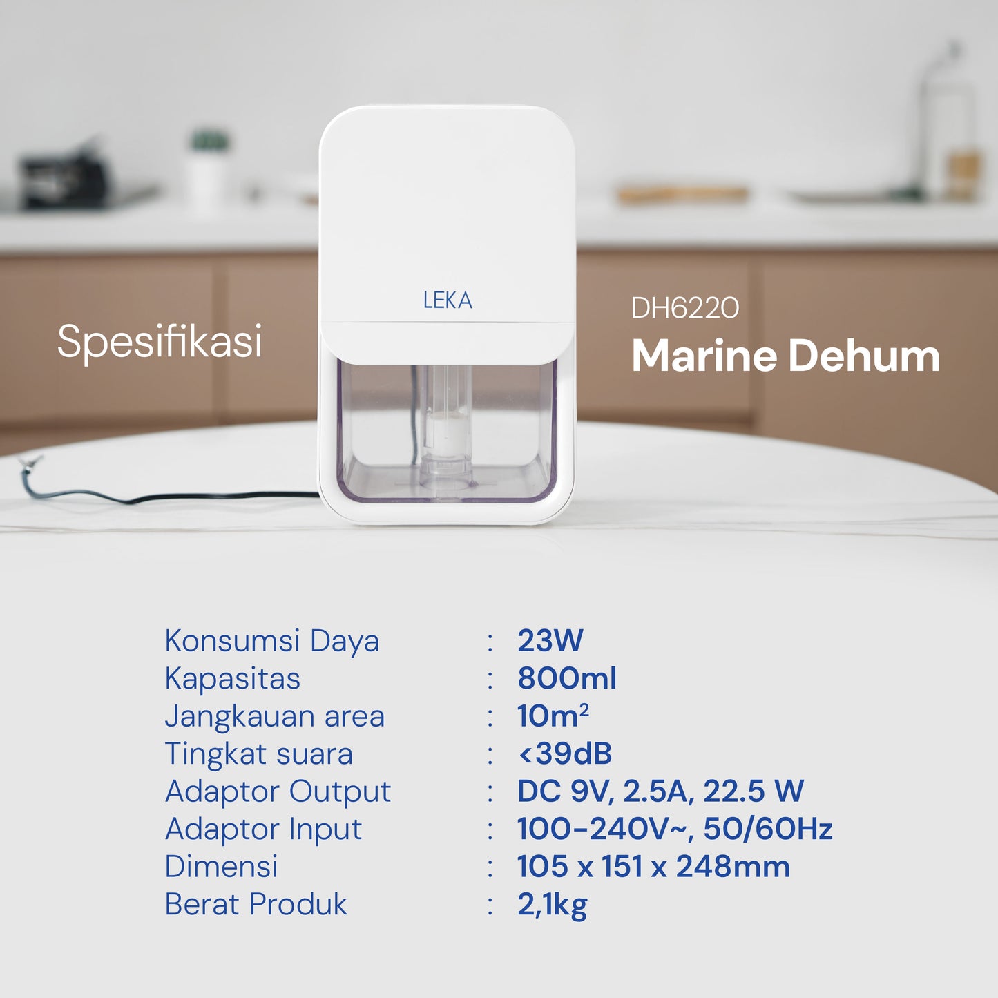 LEKA AP7220 Desk Air Purifier