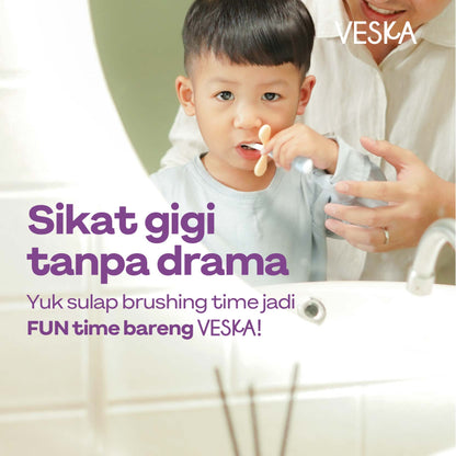 Veska by LEKA Smile Booster Kids Toothpaste Grape (6-12 Years)