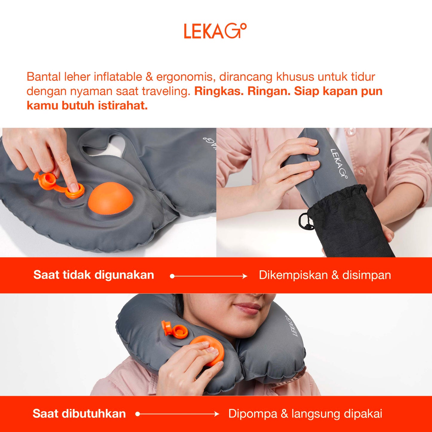 LEKA Go! Air Pillow