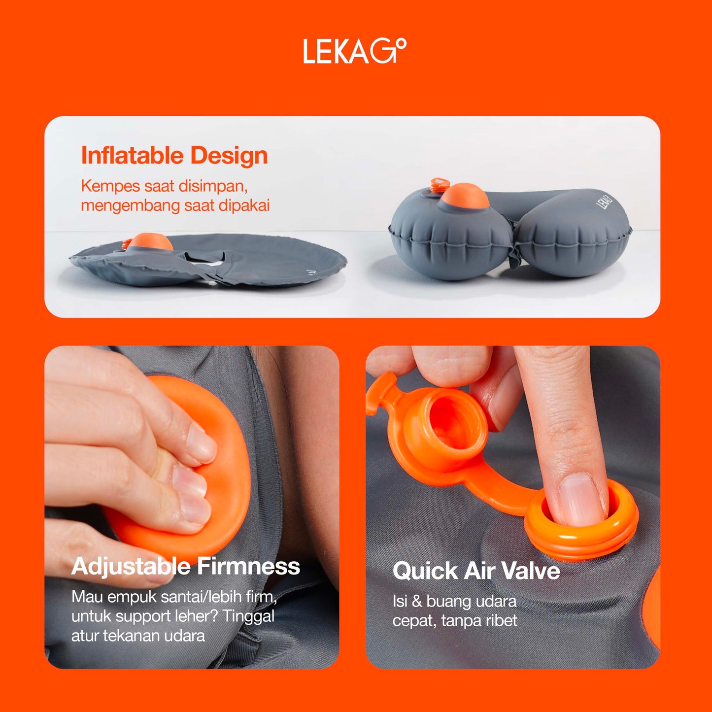 LEKA Go! Air Pillow