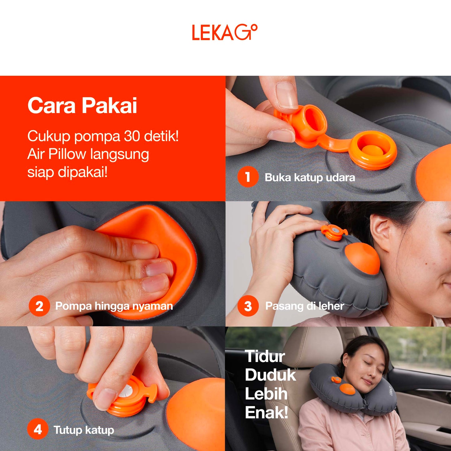 LEKA Go! Air Pillow