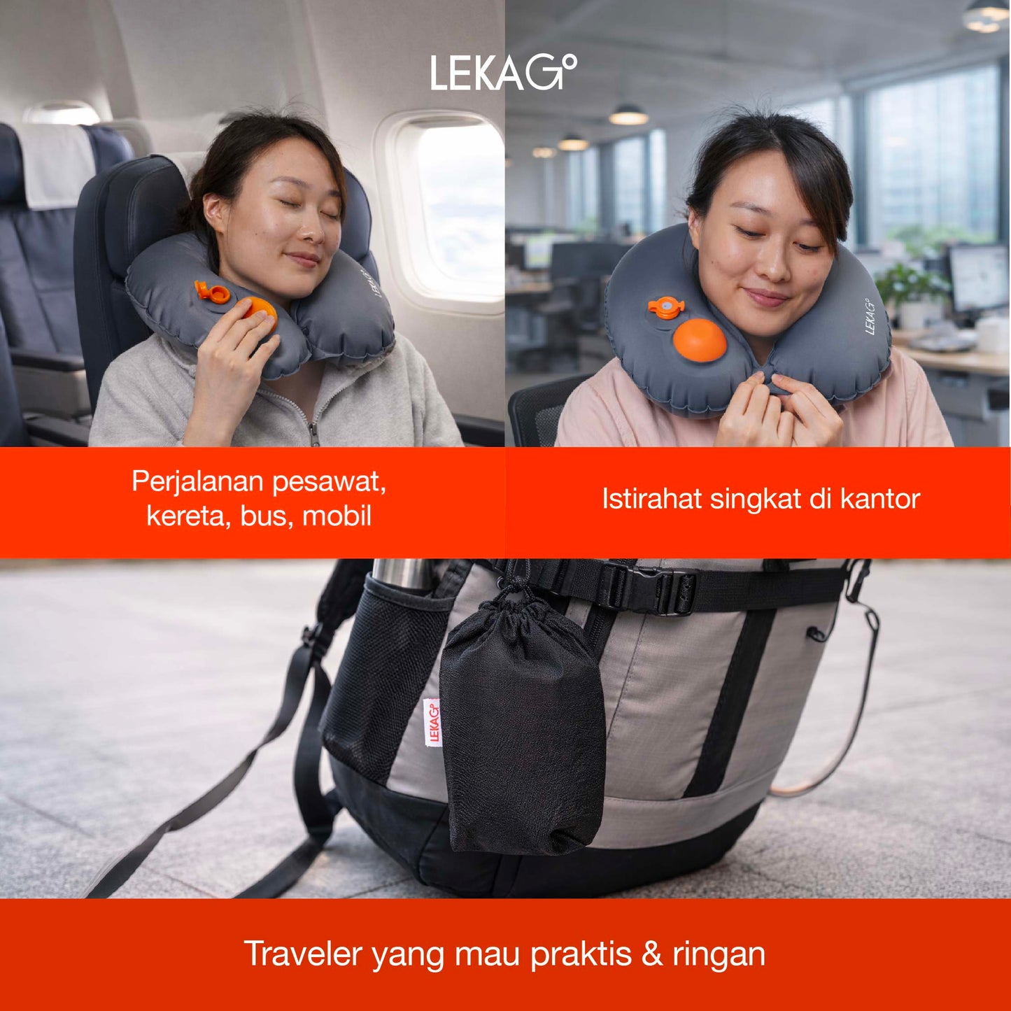 LEKA Go! Air Pillow