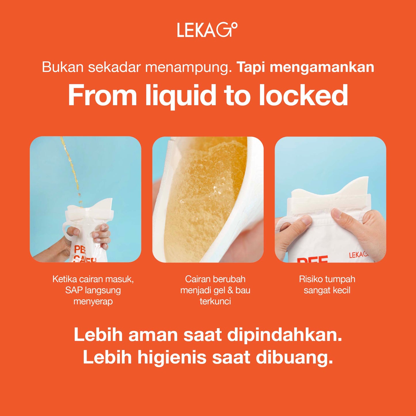 LEKA Go! Pee Saver