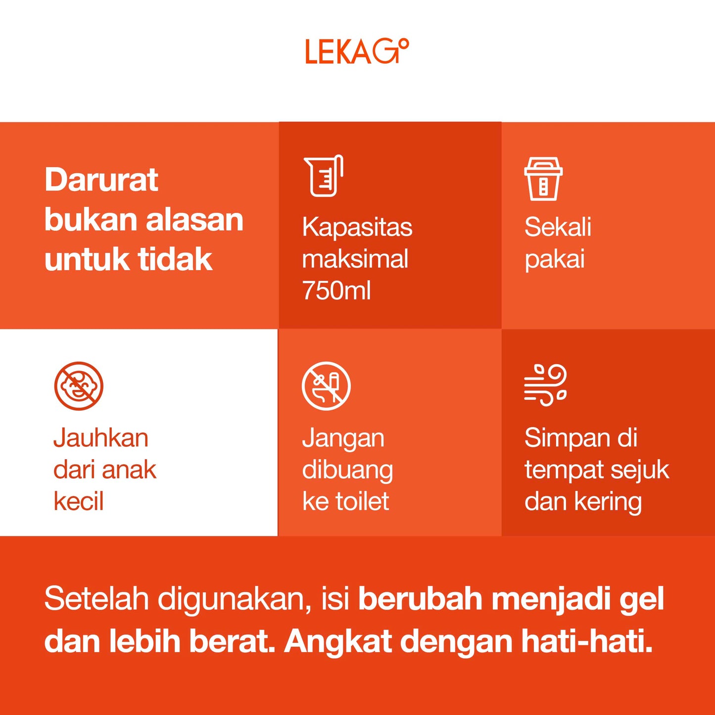 LEKA Go! Pee Saver