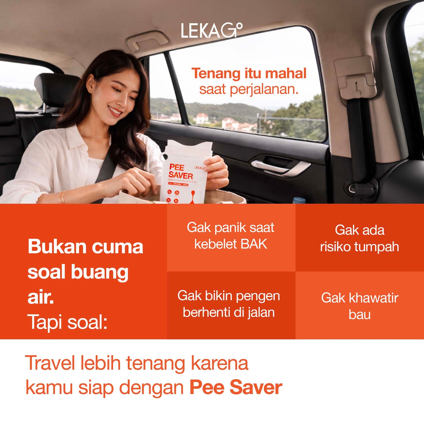 LEKA Go! Pee Saver