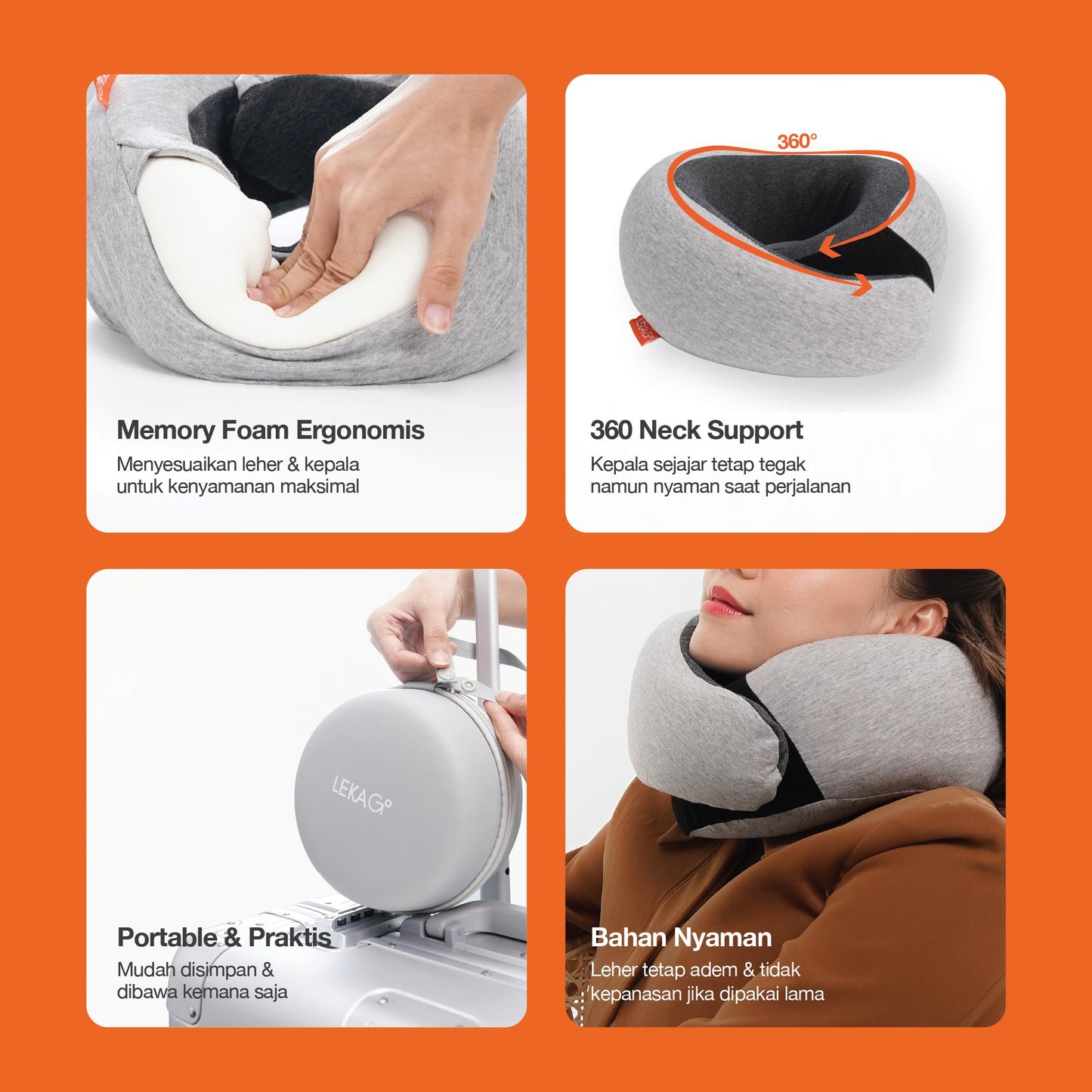 LEKA Go! Space PIllow