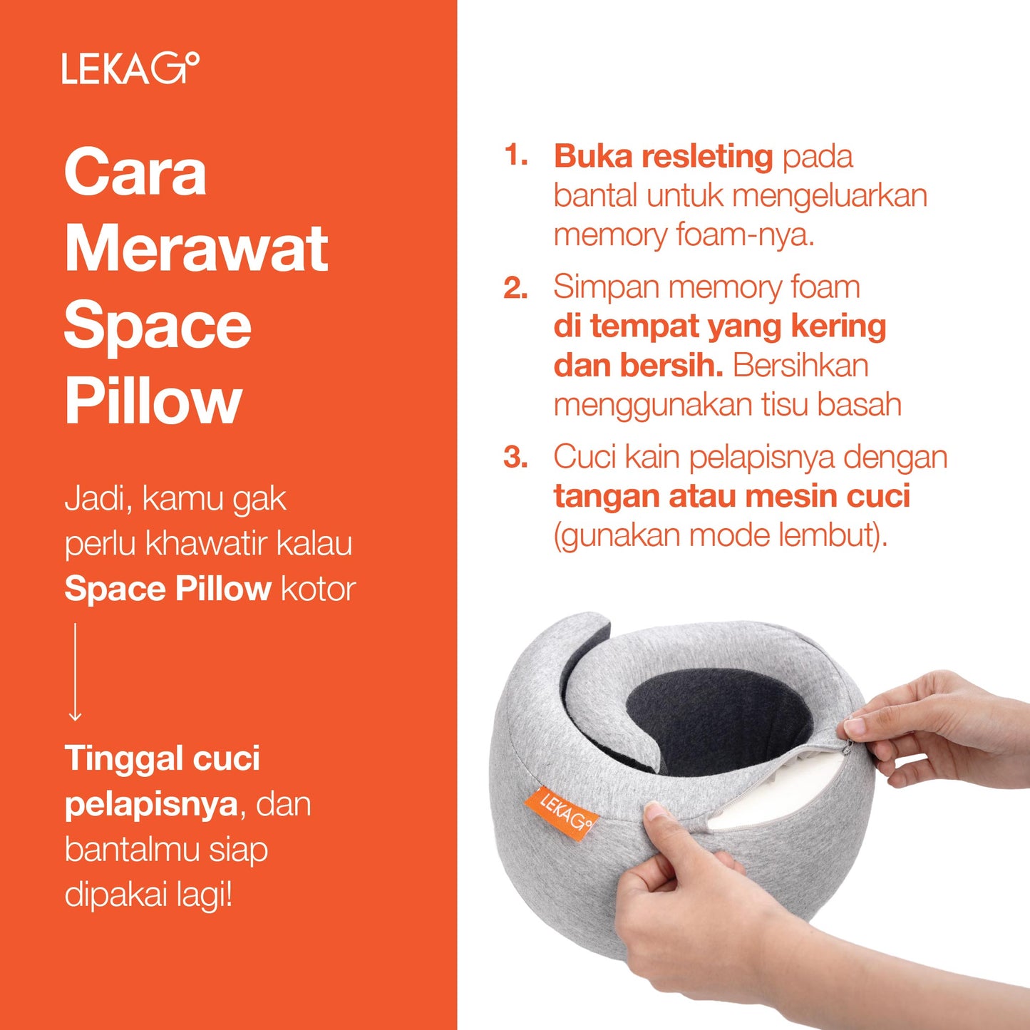 LEKA Go! Space PIllow