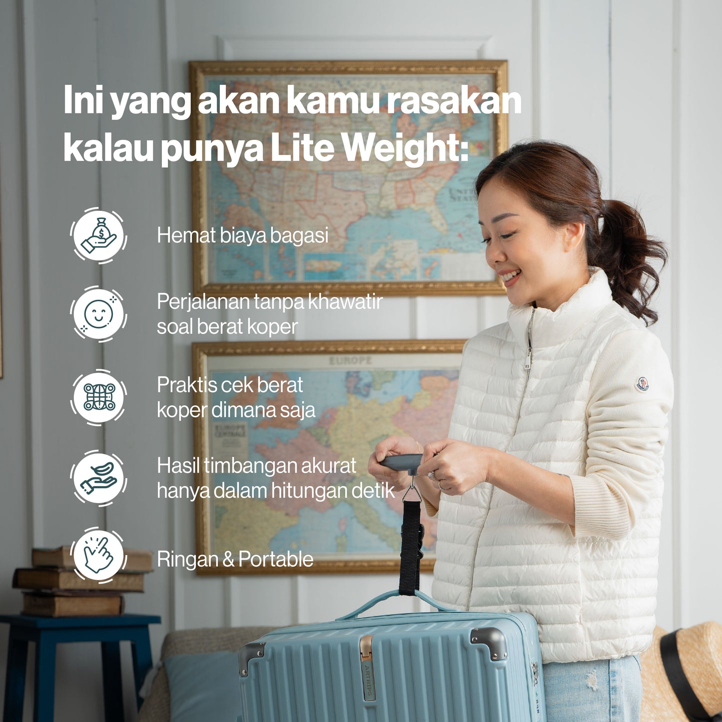 LEKA Go! Lite Weight Portable Digital Scale