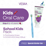 Veska by LEKA Smile Booster Kids Toothpaste Grape (6-12 Years)