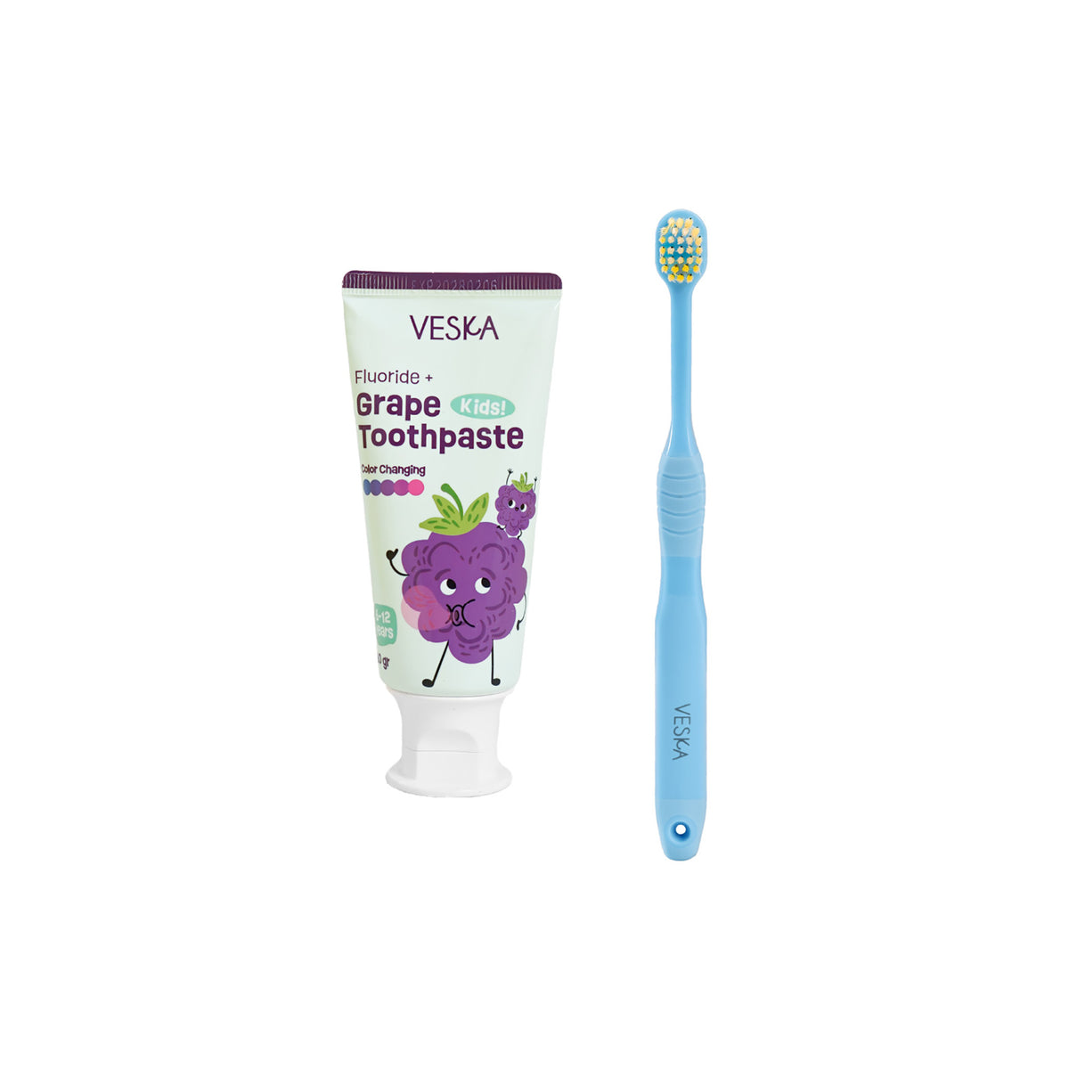 Veska by LEKA Smile Booster Kids Toothpaste Grape (6-12 Years)
