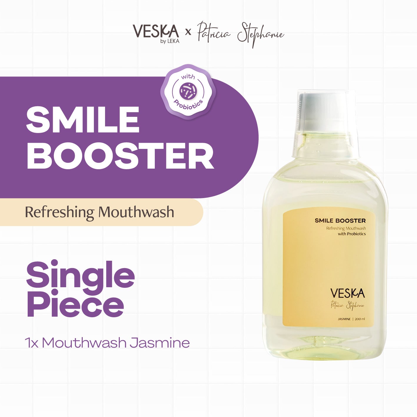 Veska by LEKA Mouthwash  x Patricia Stephanie