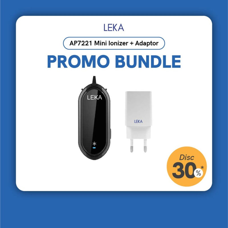 LEKA AP7212 Mini Ionizer - Portable Ion Negatif Kalung Air Purifier