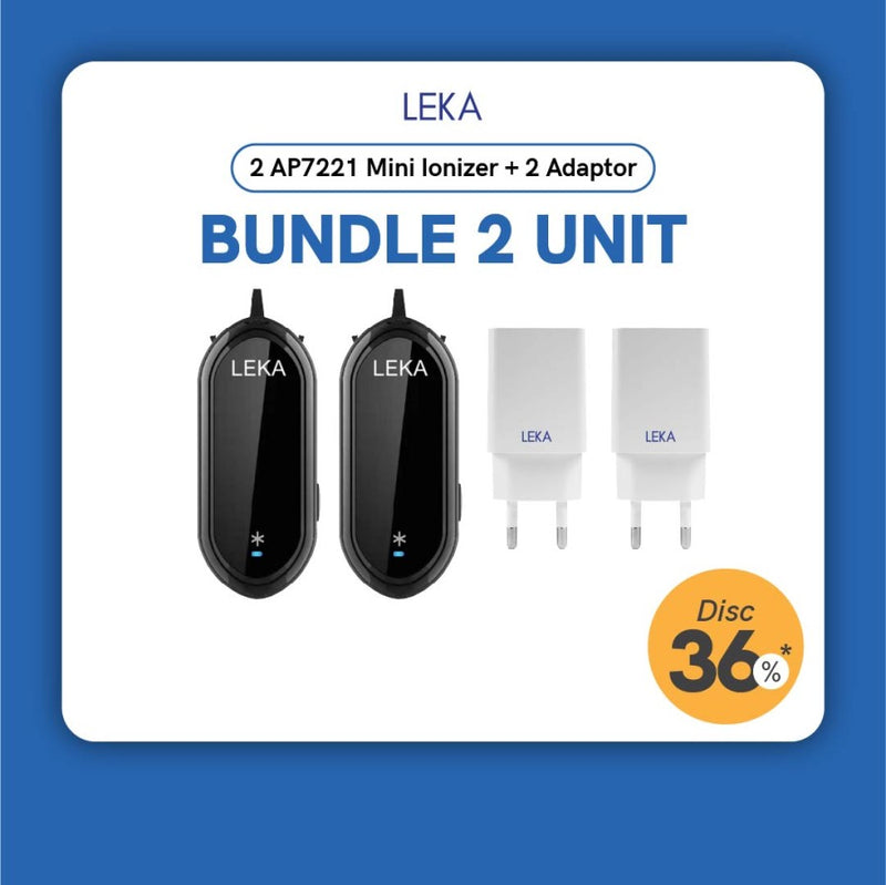 LEKA AP7212 Mini Ionizer - Portable Ion Negatif Kalung Air Purifier