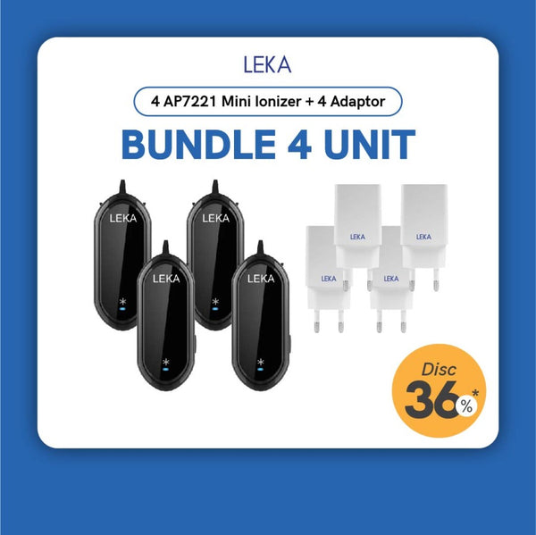 LEKA AP7212 Mini Ionizer - Portable Ion Negatif Kalung Air Purifier